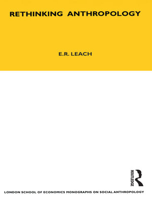 cover image of Rethinking Anthropology